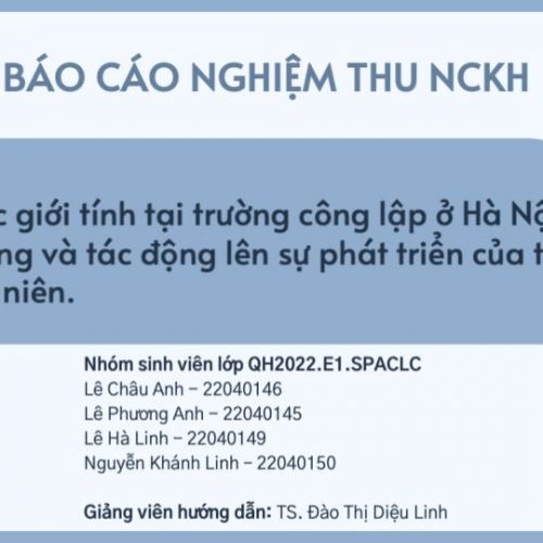 PPT Nghiệm thu NCKH - Giáo dục giới tính tại trường công lập ở Hà Nội.pptx