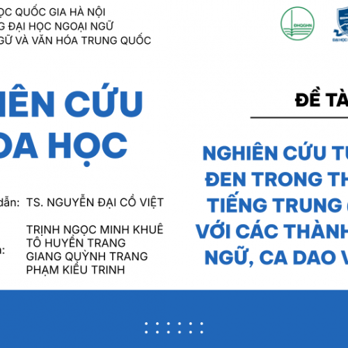 Presentation NGHIÊN CỨU TỪ CHỈ MÀU ĐEN TRONG THÀNH NGỮ TIẾNG TRUNG (SO SÁNH VỚI CÁC THÀNH NGỮ, TỤC NGỮ, CA DAO VIỆT NAM).pptx